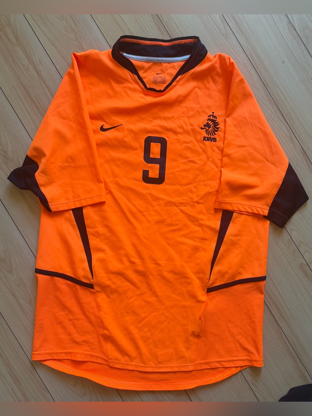 Netherlands Home Ruud van Nistelrooy #9 Vintage Football Shirt Jersey